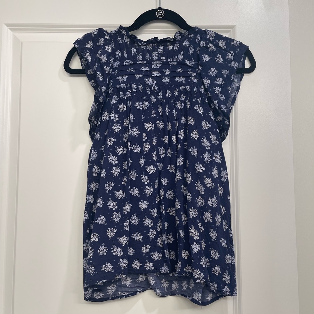 THML Floral Navy Blouse